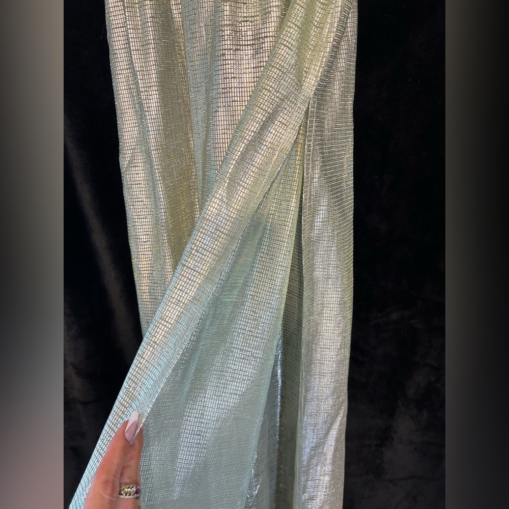 💚💚 KURT GEIGER SHOREDITCH GREEN/SILVER MAXI DRESS-SZ S💚💚NWT - Picture 12 of 17